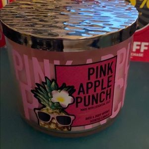 Bath & Body Works Pink Apple Punch Candle